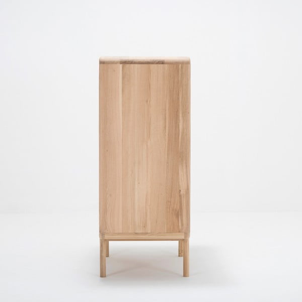 Komoda z masivního dubového dřeva se zásuvkou Gazzda Fawn-image-4