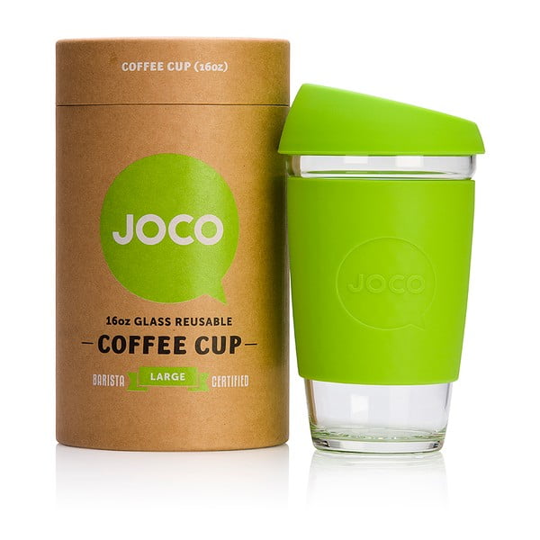 Cestovní hrnek na kávu Joco Cup 454 ml, limetkový