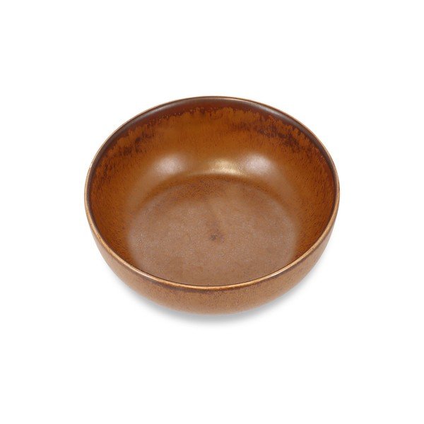 Hnědá porcelánová polévková miska 710 ml Ovio – BonBistro-image-1