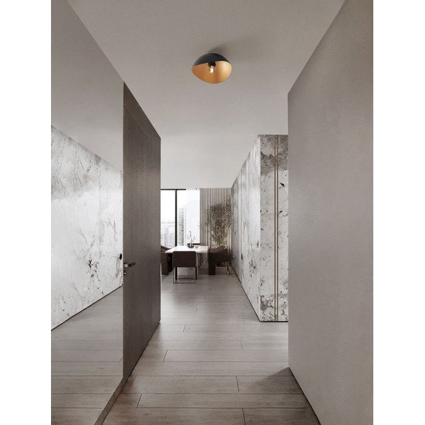 Matně černé/ve zlaté barvě kovové stropní svítidlo Opsi – Nova Luce-image-1