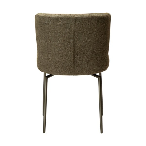 Khaki čalouněná jídelní židle Glam – DAN-FORM Denmark-image-4