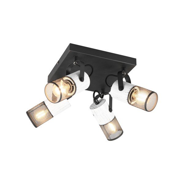 Černobílé bodové svítidlo ø 9 cm Tosh – Trio