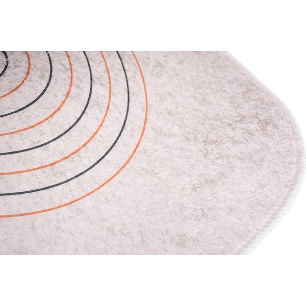 Krémový pratelný koberec 80x120 cm Oval – Vitaus-image-2