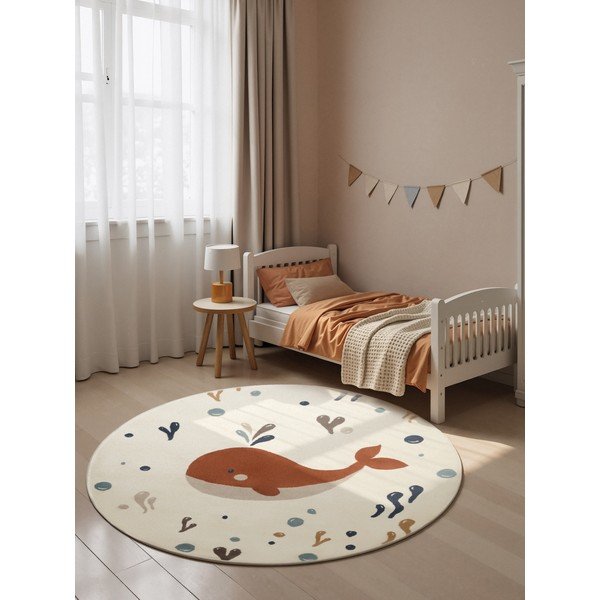 Dětský koberec ø160 cm Moby – Hanse Home-image-1