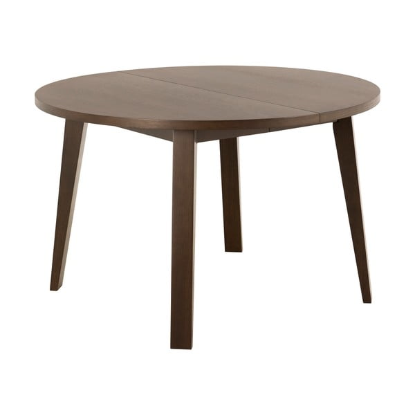 Kulatý rozkládací jídelní stůl s přídavnou deskou v dekoru dubu ø 120 cm A-Line – Actona