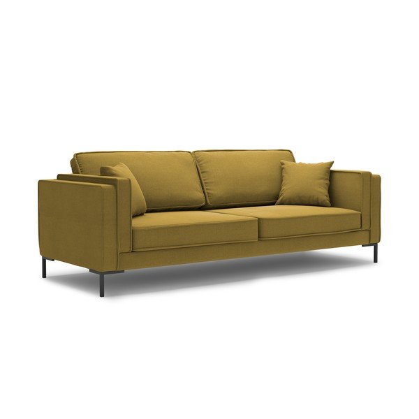 Žlutá pohovka Milo Casa Attilio, 230 cm-image-1