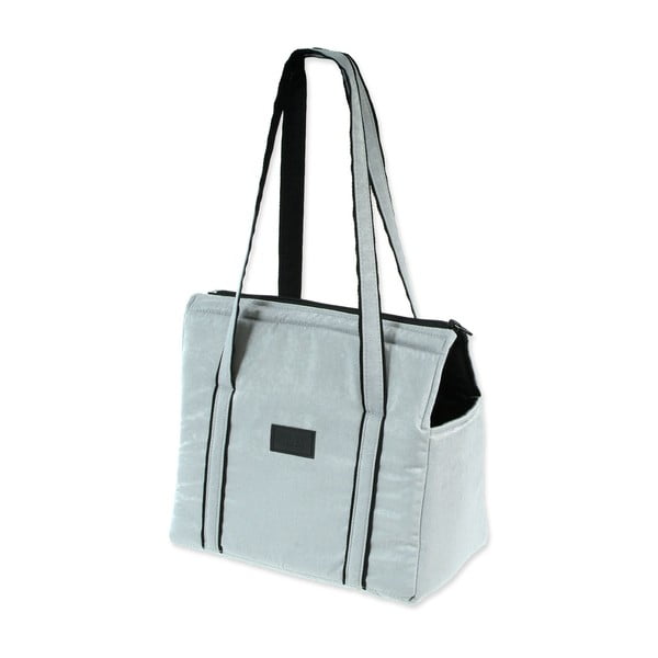 Světle šedá přepravní taška pro psa Dog Fantasy Platinum – Plaček Pet Products