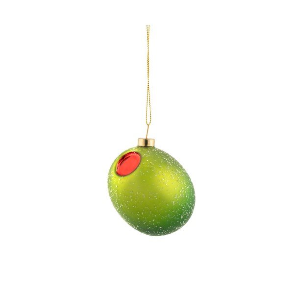 Skleněná vánoční ozdoba 7 cm Olive – Sass & Belle
