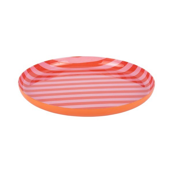 Oranžový/světle růžový železný talíř ø 22 cm Animado – PT LIVING