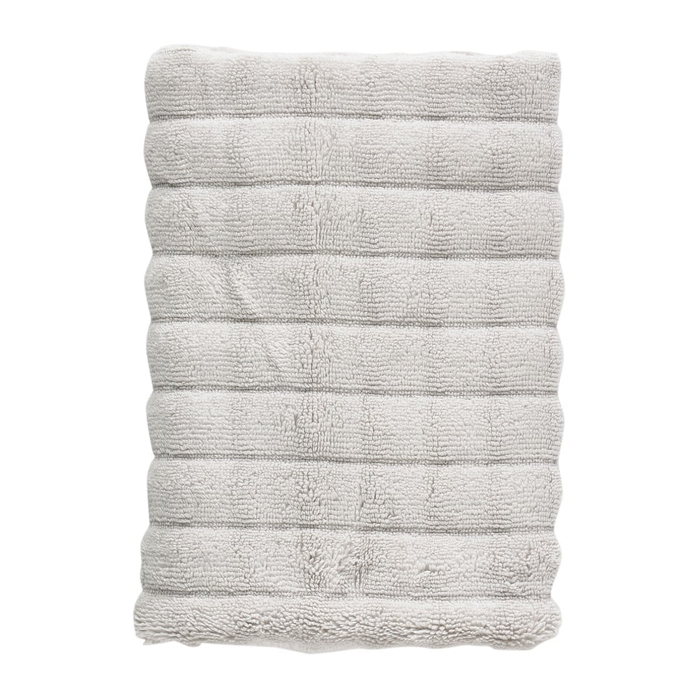Světle šedý bavlněný ručník Zone Inu, 100 x 50 cm