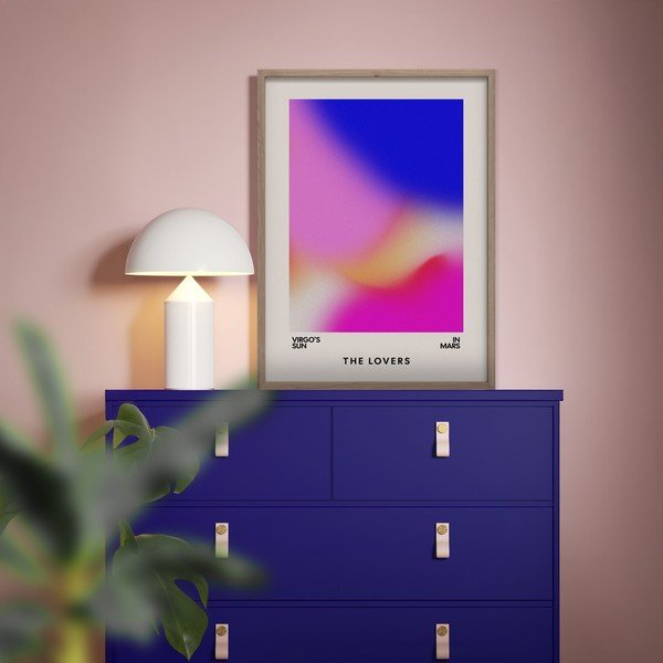 Tištěný obraz s rámem 50x70 cm Love Flow – Styler-image-1