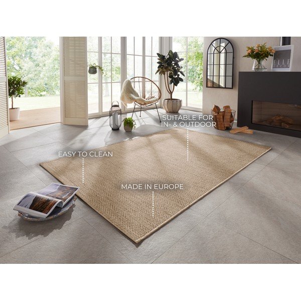 Hnědý koberec vhodný i na ven Elle Decoration Brave Caen, 200 x 290 cm-image-4