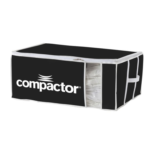 Černý textilní úložný box Compactor Brand XXL