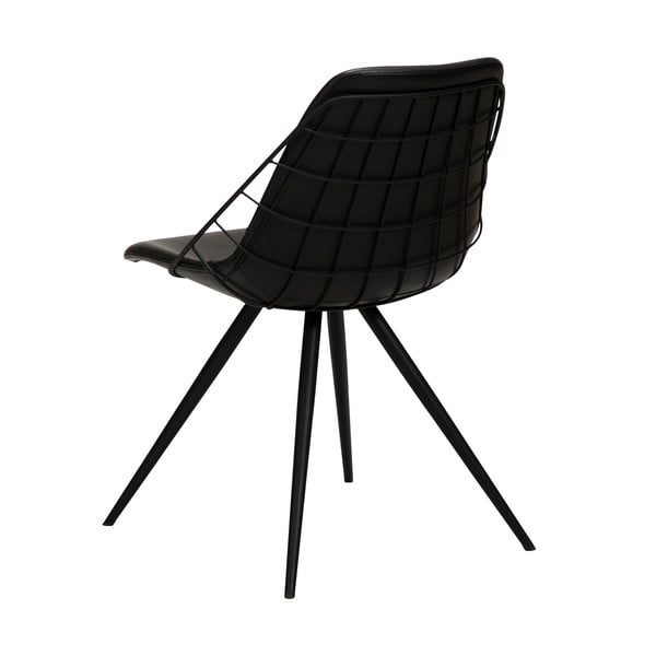 Černá jídelní židle z imitace kůže DAN-FORM Denmark Sway-image-3