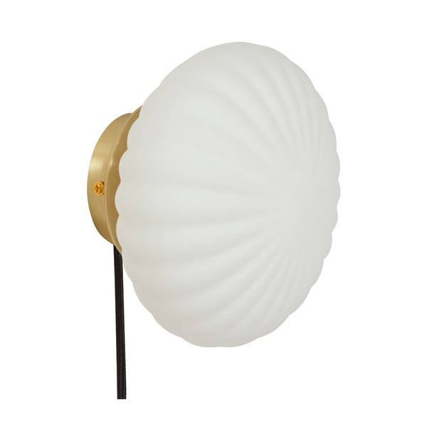 Bílé nástěnné svítidlo Kumu – Hübsch-image-2