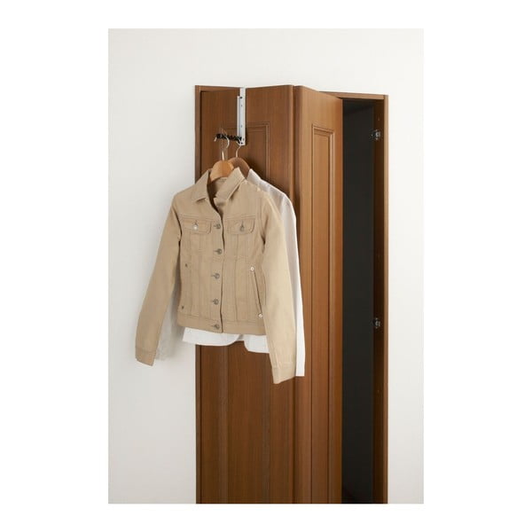 Černobílý výklopný háček na dveře YAMAZAKI Mito-image-3