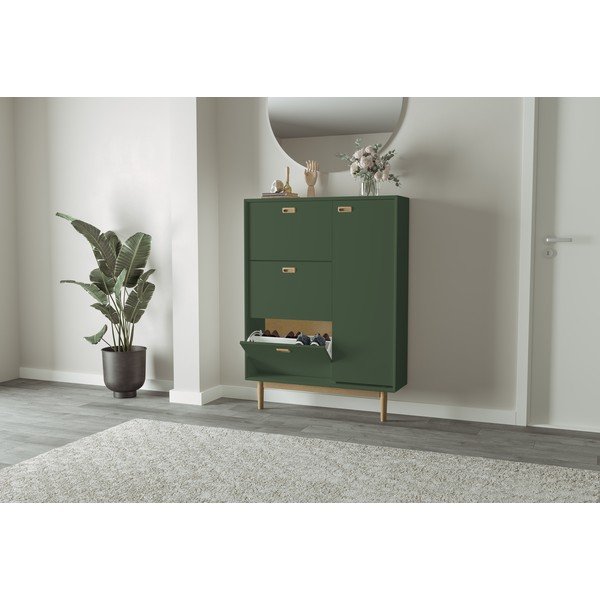 Zelený výklopný botník Svea – Tenzo-image-1