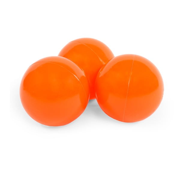 Sada 50 oranžových balónků do dětského bazénku Misioo