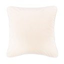 Krémově bílý polštář Tiseco Home Studio Velvety, 45 x 45 cm
