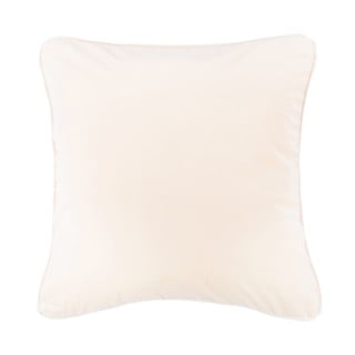 Krémově bílý polštář Tiseco Home Studio Velvety, 45 x 45 cm