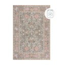 Světle zelený pratelný koberec 152x230 cm Una Floral – Flair Rugs