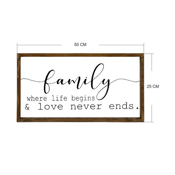 Nástěnný obraz Kate Louise Family, 50 x 25 cm-image-3