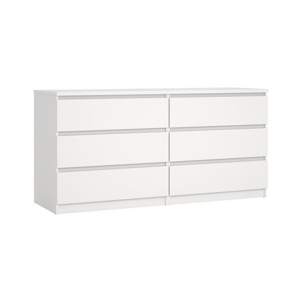 Bílá komoda 154x76x50 cm Naia – Tvilum