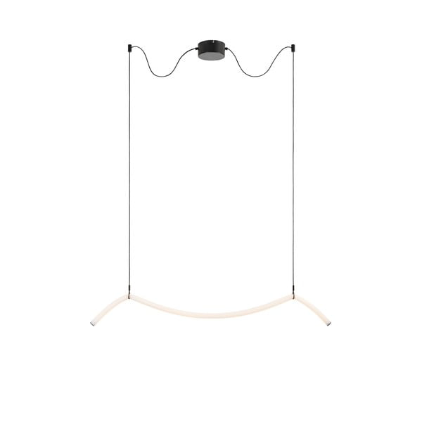 Černobílé LED závěsné svítidlo Melt – Markslöjd