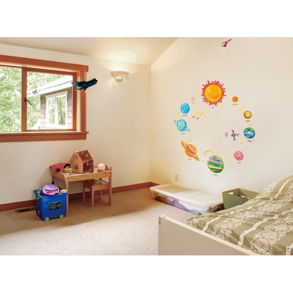 Sada nástěnných samolepek Ambiance Solar System Planets-image-4