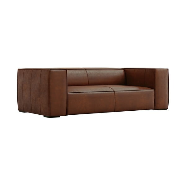 Koňakově hnědá kožená pohovka 212 cm Madame – Windsor & Co Sofas-image-2