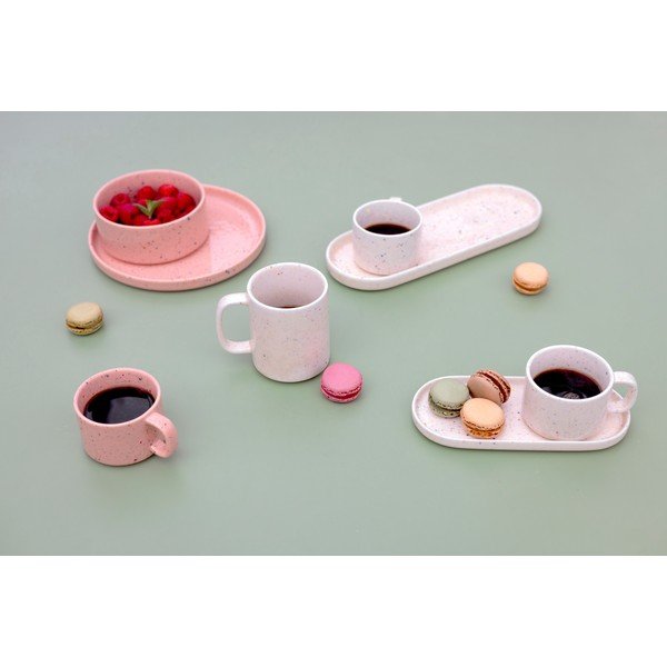 Béžový porcelánový talíř ø 25 cm Fika – ONA-image-4