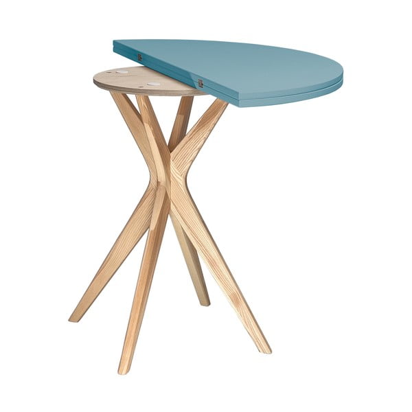 Kulatý rozkládací jídelní stůl 45x90 cm Jubi – Ragaba-image-3