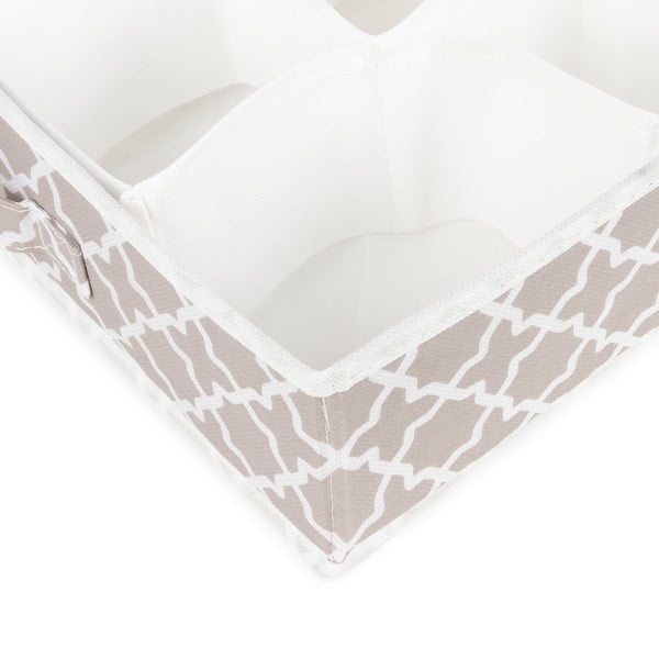 Béžový organizér do zásuvky s 16 přihrádkami Compactor, 40 x 40 cm-image-4