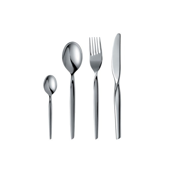 Nerezový příbor ve stříbrné barvě 16 ks Twist – Gense-image-2