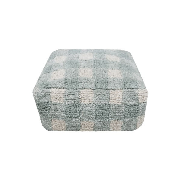 Světle modrý taburet Vichy Blue Sage – Lorena Canals