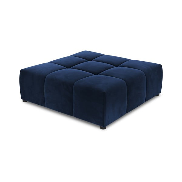 Modrý sametový modul pohovky Rome Velvet - Cosmopolitan Design
