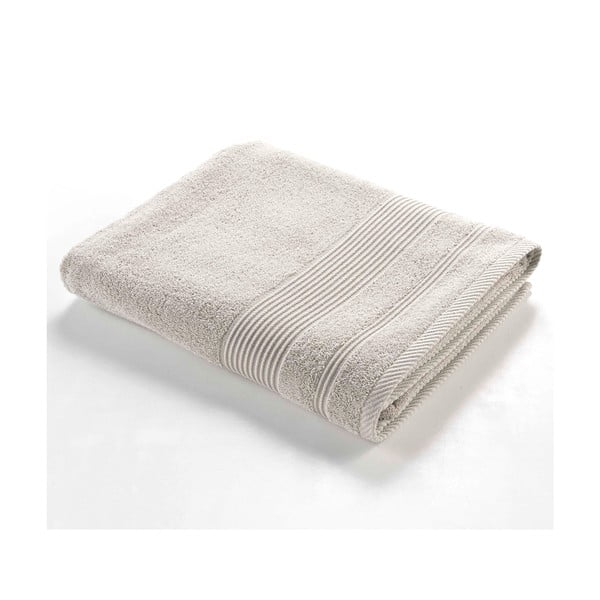 Béžová froté bavlněná osuška 90x150 cm Tendresse – douceur d'intérieur