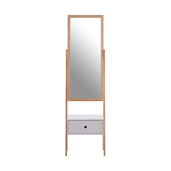 Stojací zrcadlo s dřevěným rámem 45x160 cm Rostok – Premier Housewares-image-1