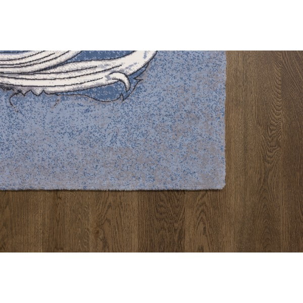 Modrý vlněný koberec 130x190 cm Mawson – Agnella-image-2