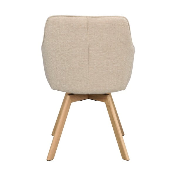 Béžová čalouněná jídelní křesla v sadě 2 ks Alison – Rowico-image-4