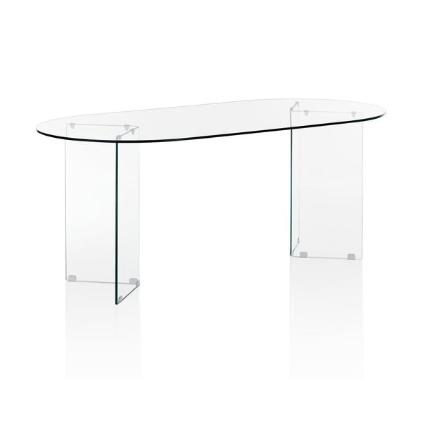 Skleněný jídelní stůl 90x180 cm Kaya – Tomasucci