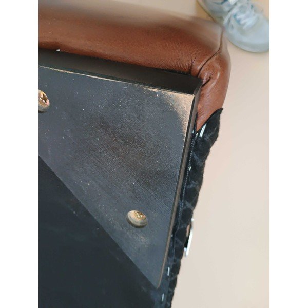 Koňakově hnědá kožená rohová pohovka (pravý roh/do "U") Madame - II. jakost – Windsor & Co Sofas-image-4