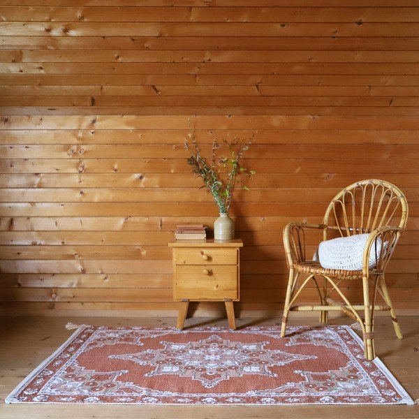 Oranžový dětský koberec 100x150 cm Lalitha – Nattiot-image-1