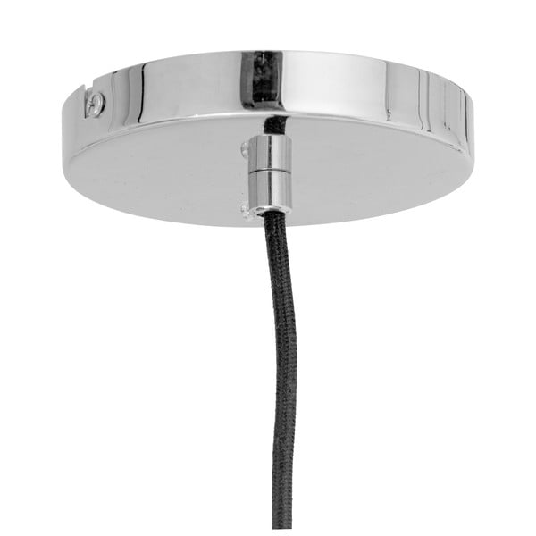 Bílé závěsné svítidlo s textilním stínidlem ø 21 cm Pica – Bloomingville-image-2