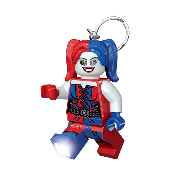 Svítící klíčenka LEGO® DC Super Heroes Harley Quinn