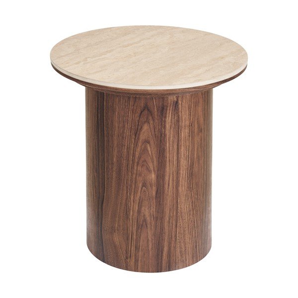 Kulatý odkládací stolek s keramickou deskou ø 45 cm Delphi – House Nordic