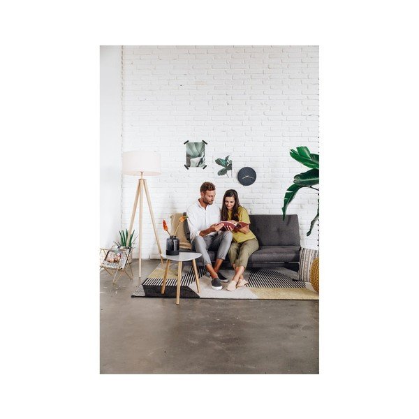 Bílý odkládací stolek Bonami Essentials Viby, 55 x 55 cm-image-2