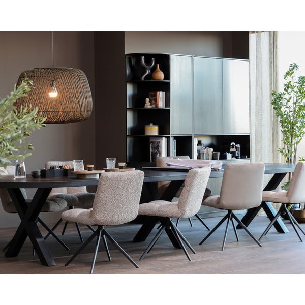 Béžová otočná jídelní židle Vinny – WOOOD-image-1