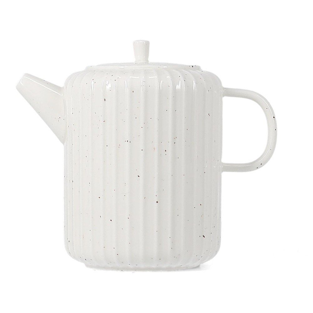Bílá konvice na čaj z kostního porcelánu 540 ml Ora Gloss – Salt&Pepper