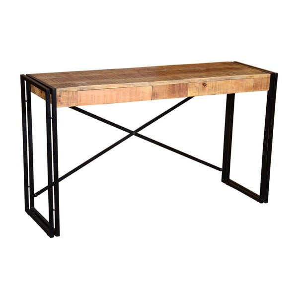 Konzolový stolek z mangového dřeva a kovu VIDA Living Orleans